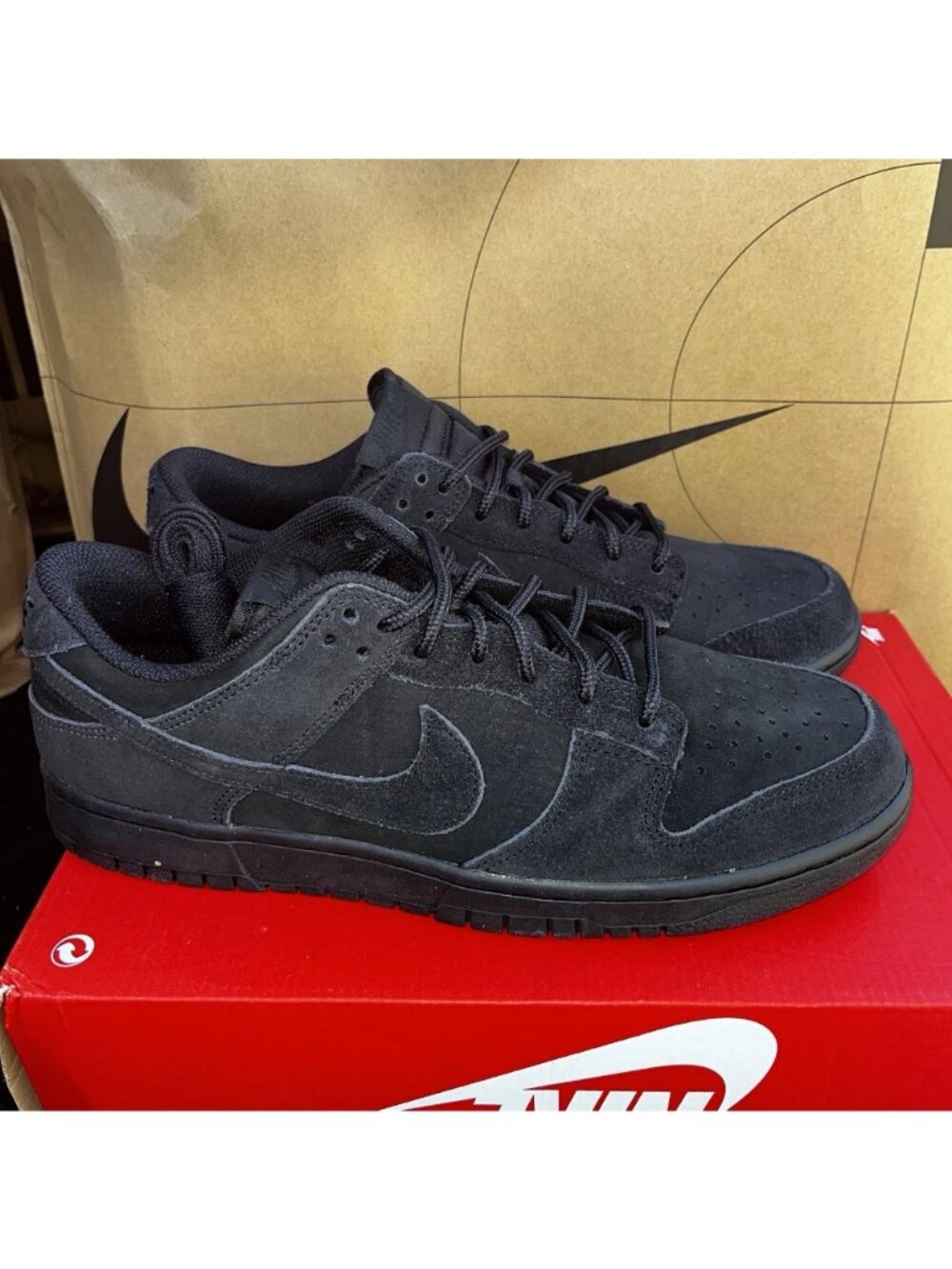 NEW Nike Dunk Low Retro SE Triple Black “Black Cat” IB6651-001 Men’s Size 9